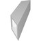 Ekena Millwork 3 1/2-in. W x 10-in. D x 18-in. H Traditional Architectural Grade PVC Knee Brace BRCP035X10X18TRA - alternate 6